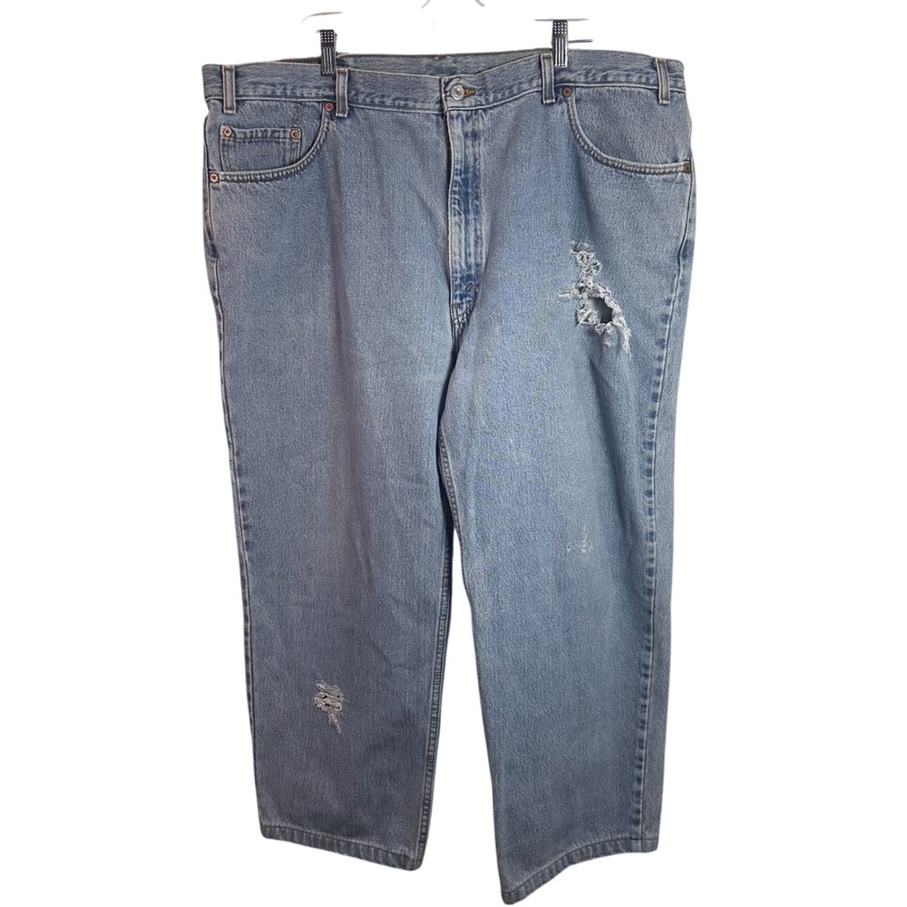 Levi’s 550 Relaxed Fit Jeans Vintage Wash W46 L32 Mens - Picture 3 of 8